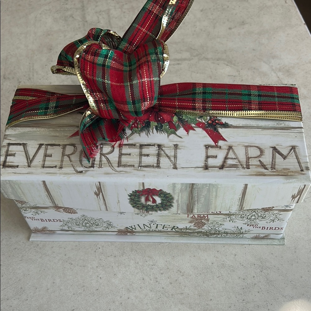 Festive Plaid Gift Box